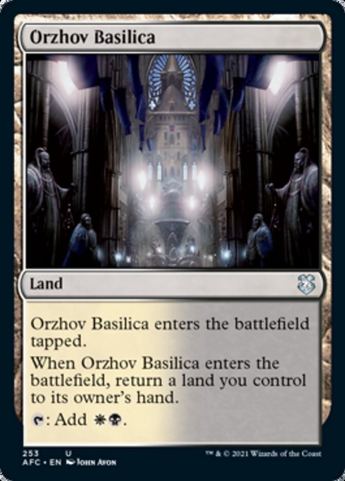 Orzhov Basilica [Dungeons & Dragons: Adventures in the Forgotten Realms Commander] | Black Swamp Games