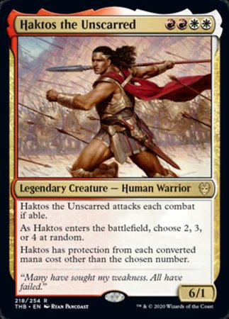 Haktos the Unscarred [Theros Beyond Death] | Black Swamp Games