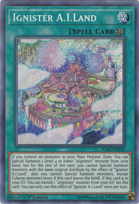 Ignister A.I.Land [IGAS-EN050] Secret Rare | Black Swamp Games