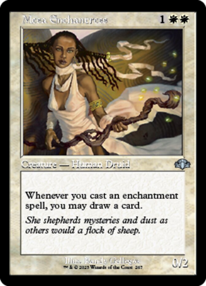 Mesa Enchantress (Retro) [Dominaria Remastered] | Black Swamp Games