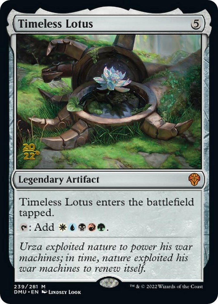 Timeless Lotus [Dominaria United Prerelease Promos] | Black Swamp Games