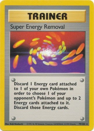 Super Energy Removal (79/102) [Base Set Unlimited] | Black Swamp Games