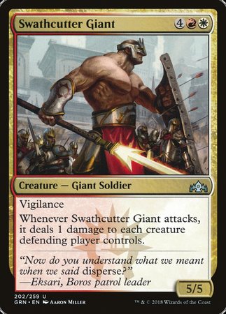 Swathcutter Giant [Guilds of Ravnica] | Black Swamp Games