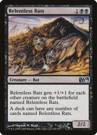 Relentless Rats [Magic 2010] | Black Swamp Games