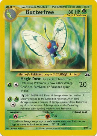 Butterfree (19/75) [Neo Discovery Unlimited] | Black Swamp Games