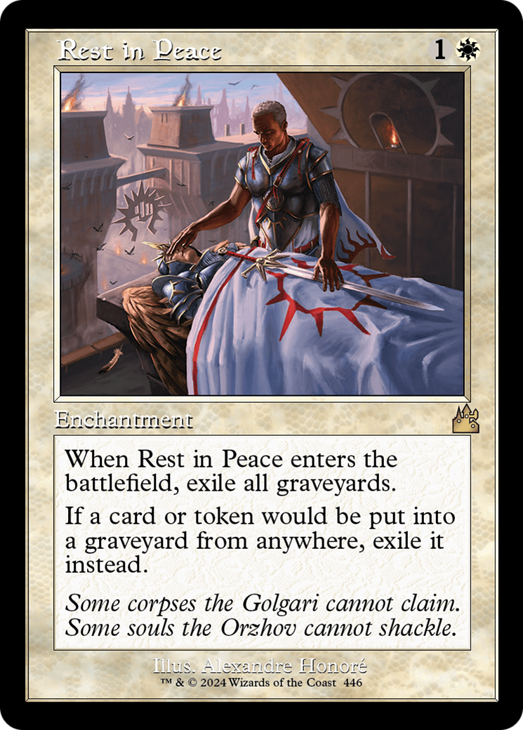 Rest in Peace (Retro Frame) [Ravnica Remastered] | Black Swamp Games