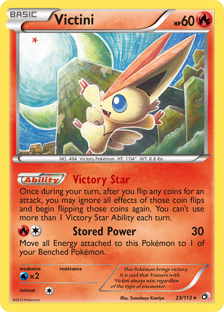 Victini (23/113) (Theme Deck Exclusive) [Black & White: Legendary Treasures] | Black Swamp Games