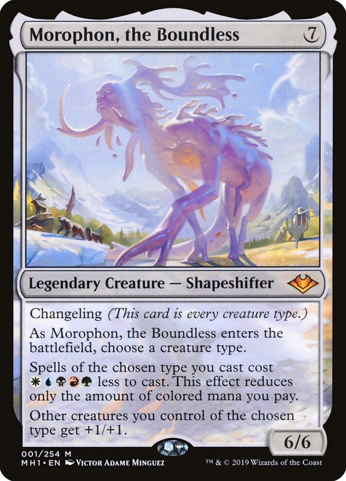 Morophon, the Boundless (Promo Pack) [Modern Horizons Promos] | Black Swamp Games