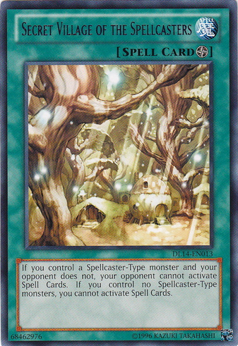 Secret Village of the Spellcasters (Blue) [DL14-EN013] Rare | Black Swamp Games