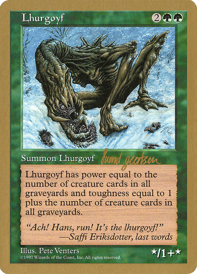 Lhurgoyf (Svend Geertsen) [World Championship Decks 1997] | Black Swamp Games