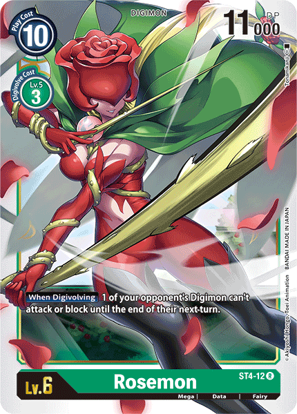 Rosemon [ST4-12] [Starter Deck: Giga Green] | Black Swamp Games