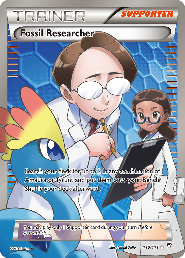 Fossil Researcher (110/111) [XY: Furious Fists] | Black Swamp Games