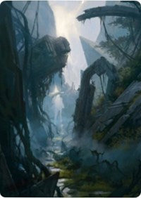 Swamp 2 Art Card [Zendikar Rising Art Series] | Black Swamp Games