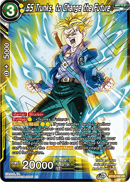 SS Trunks, to Change the Future (Uncommon) [BT13-102] | Black Swamp Games