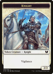 Knight (005) // Spirit (023) Double-Sided Token [Commander 2015 Tokens] | Black Swamp Games