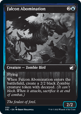 Falcon Abomination [Innistrad: Double Feature] | Black Swamp Games