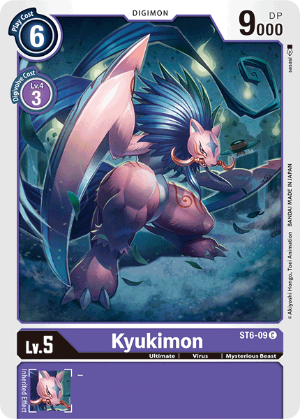 Kyukimon [ST6-09] [Starter Deck: Venomous Violet] | Black Swamp Games