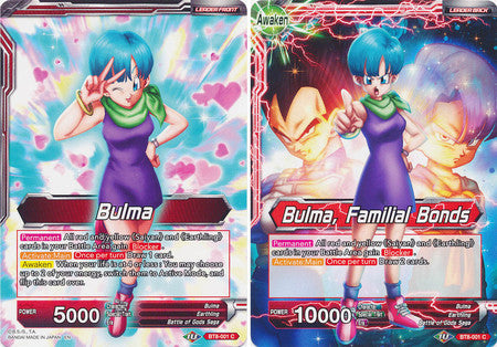 Bulma // Bulma, Familial Bonds [BT8-001] | Black Swamp Games
