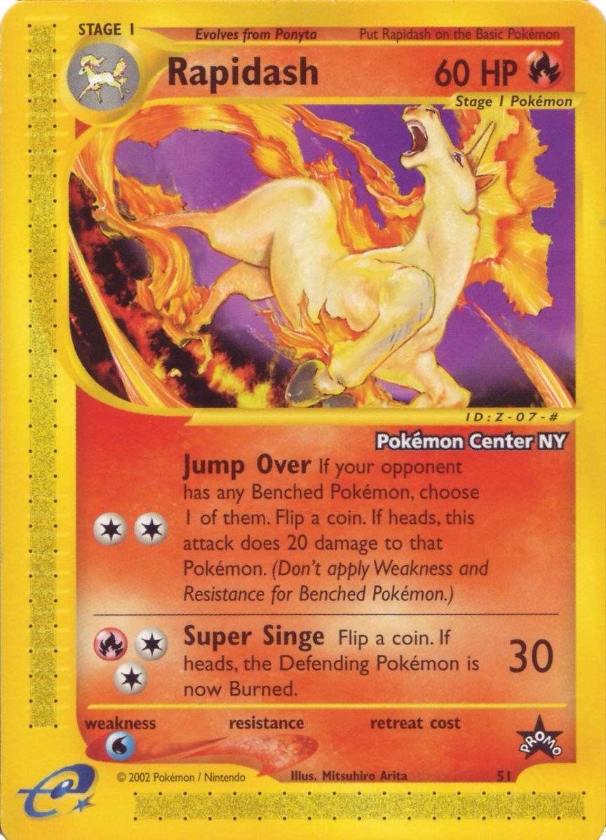 Rapidash (51) (Pokemon Center NY Promo) [Wizards of the Coast: Black Star Promos] | Black Swamp Games