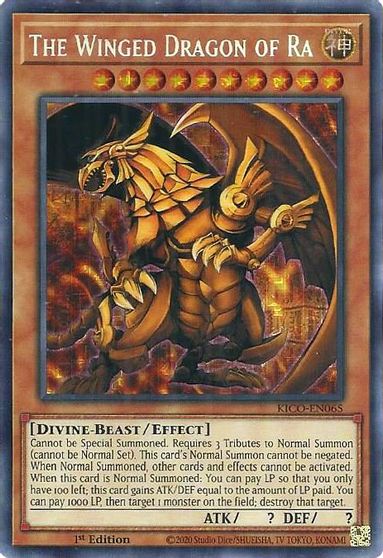 The Winged Dragon of Ra [KICO-EN065] Secret Pharaoh’s Rare | Black Swamp Games