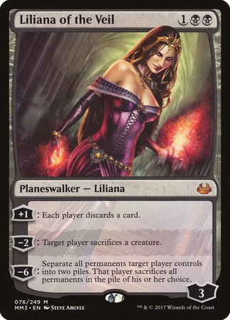 Liliana of the Veil [Modern Masters 2017] | Black Swamp Games