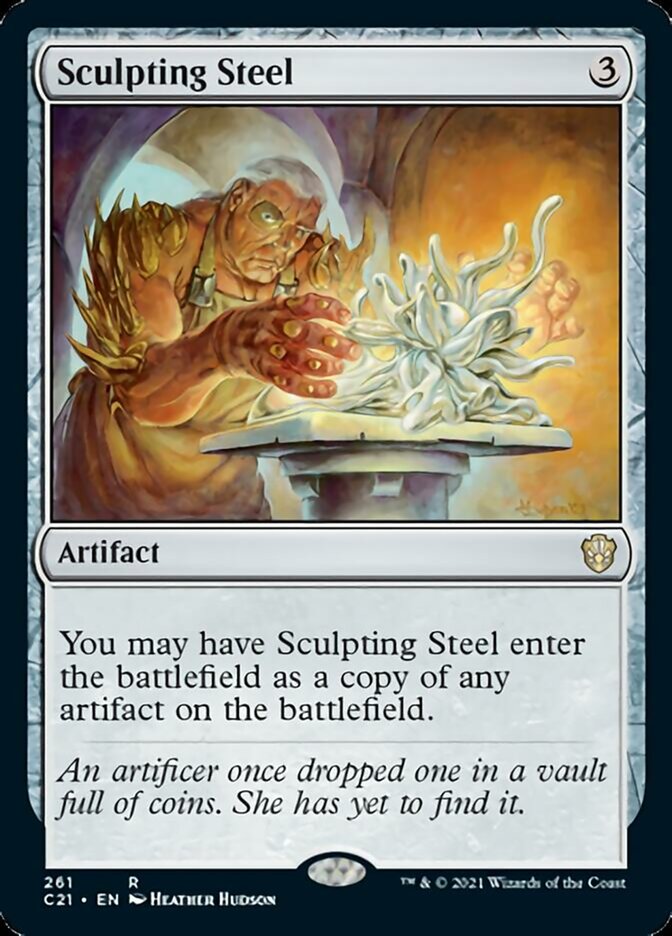 Sculpting Steel [Commander 2021] | Black Swamp Games