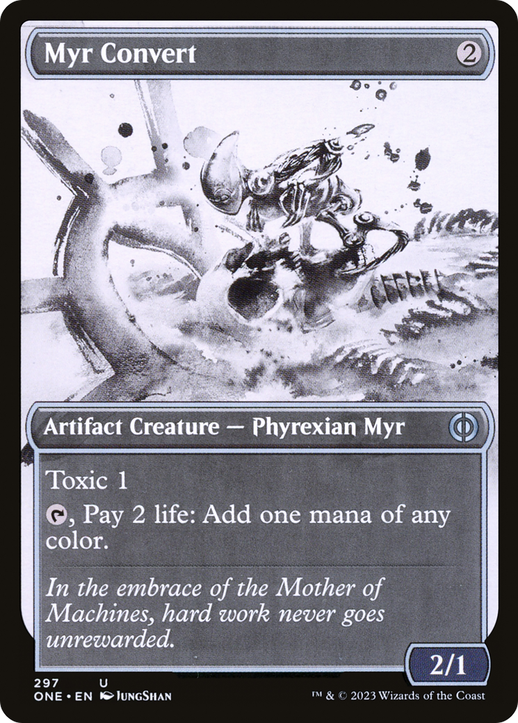 Myr Convert (Showcase Ichor) [Phyrexia: All Will Be One] | Black Swamp Games