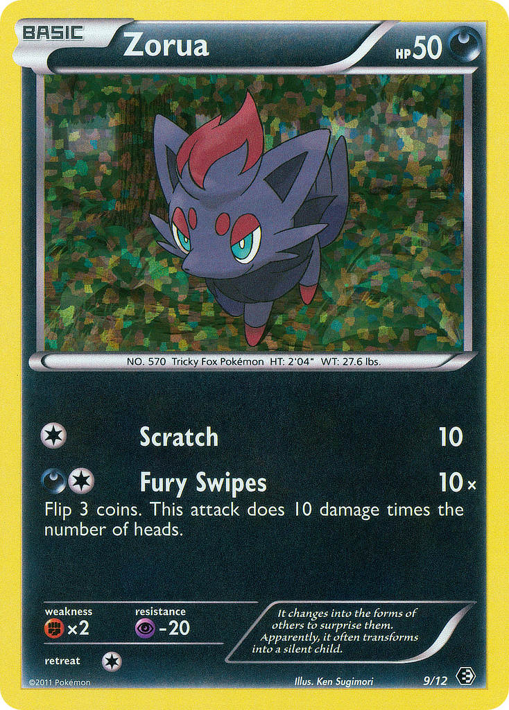 Zorua (9/12) [McDonald's Promos: 2011 Collection] | Black Swamp Games