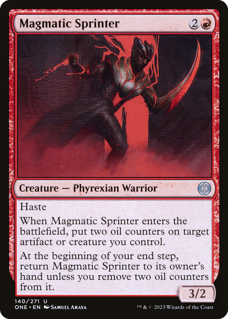 Magmatic Sprinter [Phyrexia: All Will Be One] | Black Swamp Games