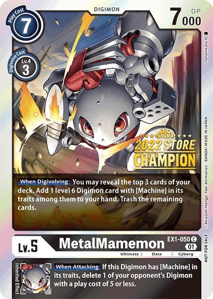 MetalMamemon [EX1-050] (2022 Store Champion) [Classic Collection Promos] | Black Swamp Games