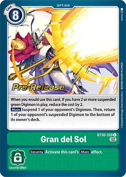 Gran del Sol [BT10-103] [Xros Encounter Pre-Release Cards] | Black Swamp Games