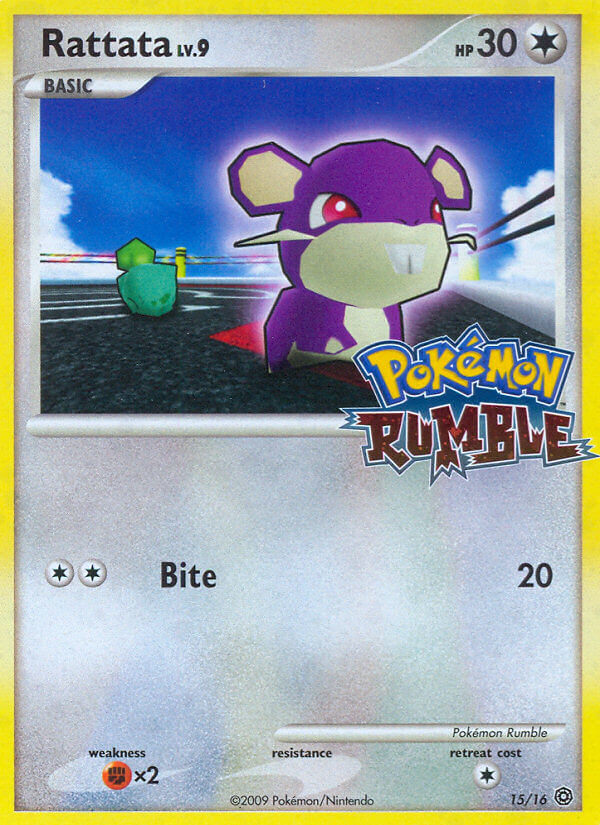 Rattata (15/16) [Pokémon Rumble] | Black Swamp Games