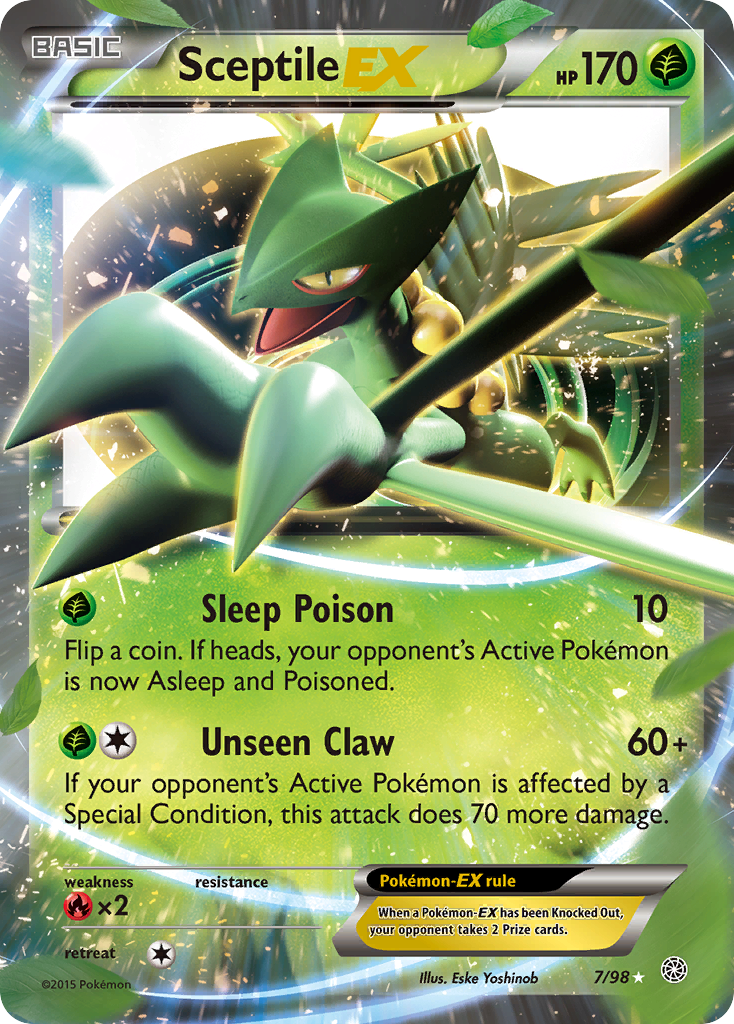 Sceptile EX (7/98) [XY: Ancient Origins] | Black Swamp Games