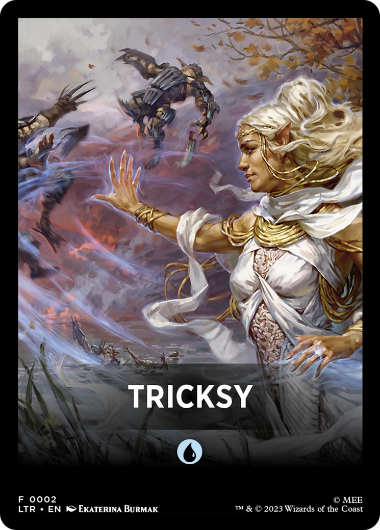 Tricksy Theme Card [The Lord of the Rings: Tales of Middle-Earth Tokens] | Black Swamp Games