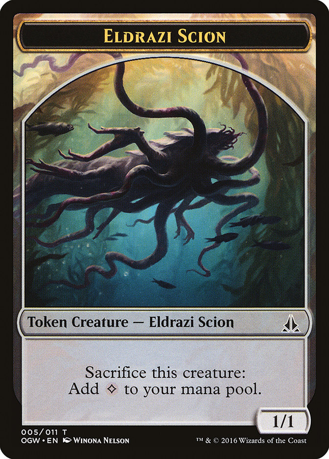 Eldrazi Scion (005/011) [Oath of the Gatewatch Tokens] | Black Swamp Games