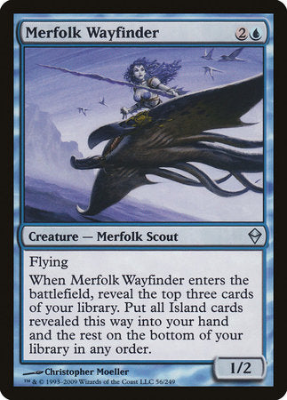 Merfolk Wayfinder [Zendikar] | Black Swamp Games