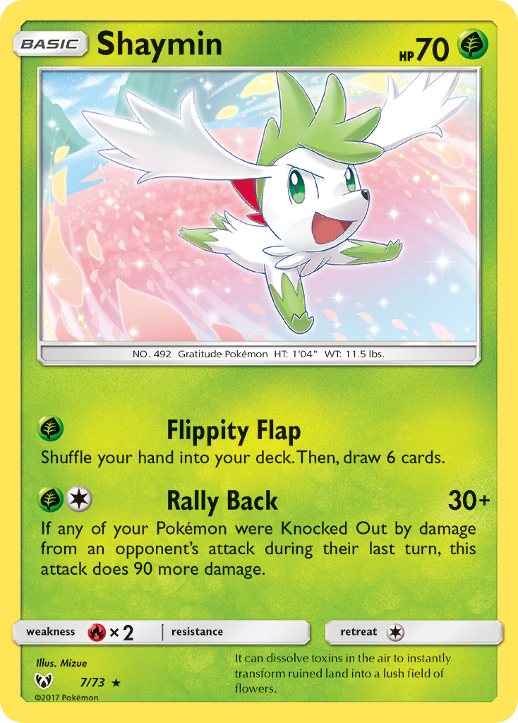 Shaymin (7/73) [Sun & Moon: Shining Legends] | Black Swamp Games