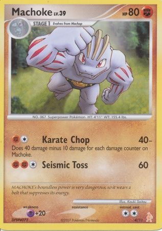 Machoke (4/11) [Diamond & Pearl: Trainer Kit - Lucario] | Black Swamp Games