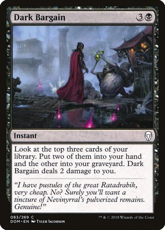 Dark Bargain [Dominaria] | Black Swamp Games