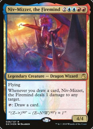 Niv-Mizzet, the Firemind [GRN Guild Kit] | Black Swamp Games