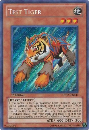 Test Tiger [LCGX-EN242] Secret Rare | Black Swamp Games