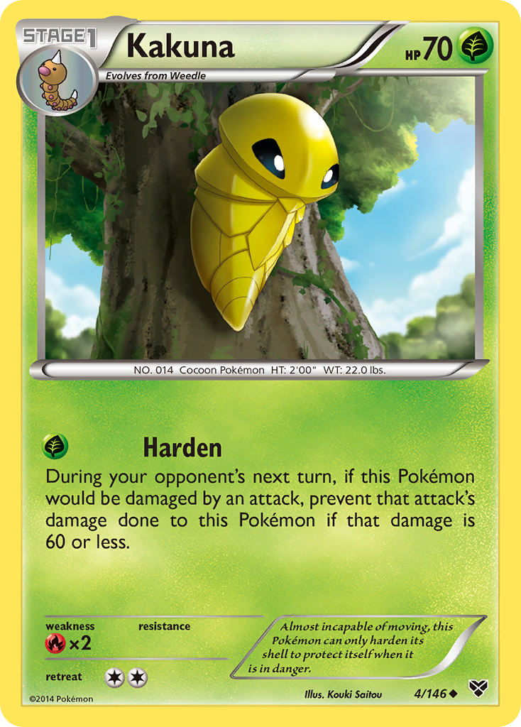 Kakuna (4/146) [XY: Base Set] | Black Swamp Games