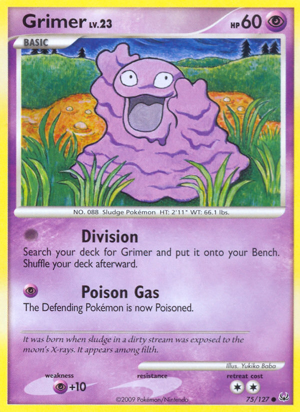 Grimer (75/127) [Platinum: Base Set] | Black Swamp Games