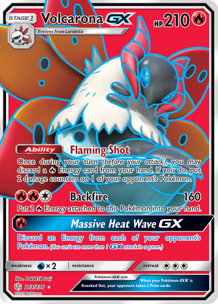 Volcarona GX (213/236) [Sun & Moon: Cosmic Eclipse] | Black Swamp Games