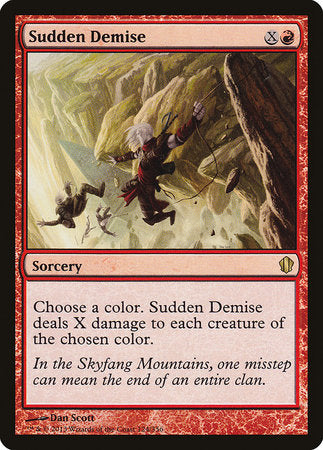 Sudden Demise [Commander 2013] | Black Swamp Games
