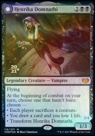 Henrika Domnathi // Henrika, Infernal Seer [Innistrad: Crimson Vow Prerelease Promos] | Black Swamp Games