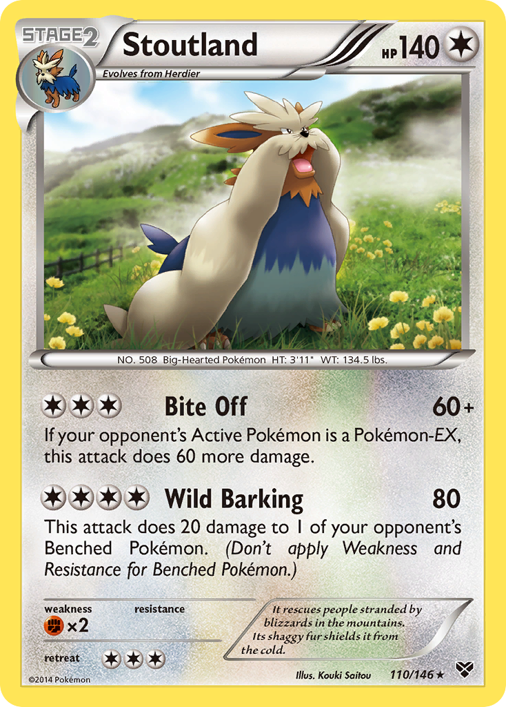 Stoutland (110/146) [XY: Base Set] | Black Swamp Games