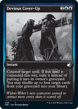 Devious Cover-Up [Innistrad: Double Feature] | Black Swamp Games