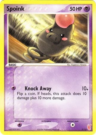 Spoink (7/12) [EX: Trainer Kit 2 - Plusle] | Black Swamp Games