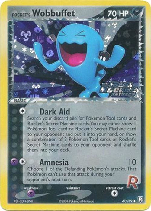 Rocket's Wobbuffet (47/109) (Stamped) [EX: Team Rocket Returns] | Black Swamp Games